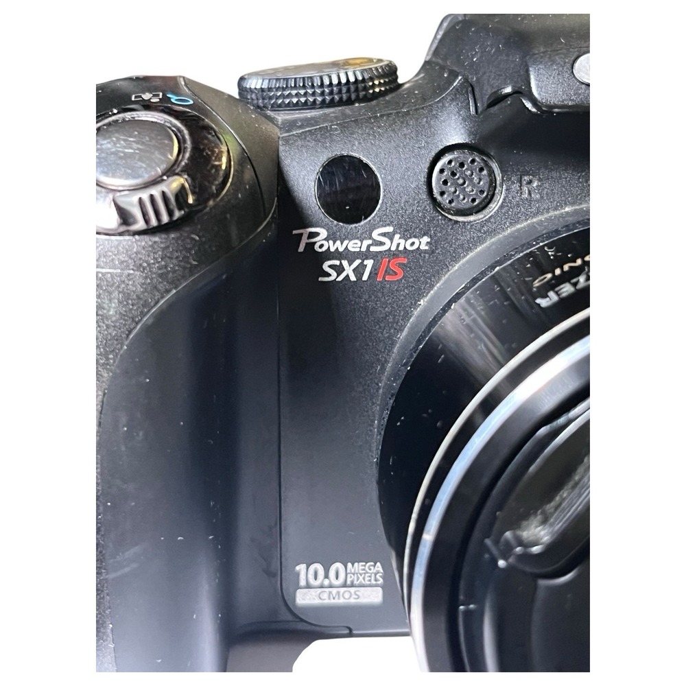 Canon PowerShot SX1 IS 10.0MP Digital Camera 20x Zoom Black PC1331 Japan Remote - Picture 3 of 16
